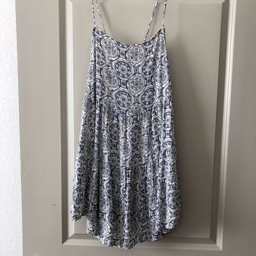 Blue Paisley Sundress